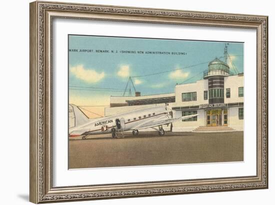 Airport, Newark, New Jersey-null-Framed Art Print