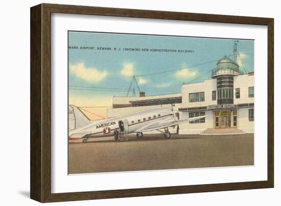 Airport, Newark, New Jersey-null-Framed Art Print