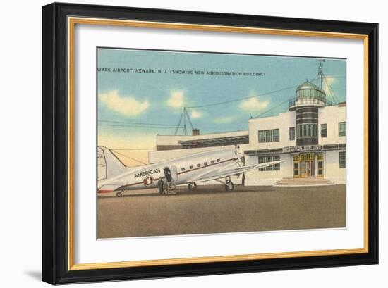 Airport, Newark, New Jersey-null-Framed Art Print