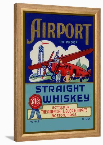 Airport Straight Whiskey-null-Framed Stretched Canvas