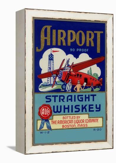 Airport Straight Whiskey-null-Framed Stretched Canvas