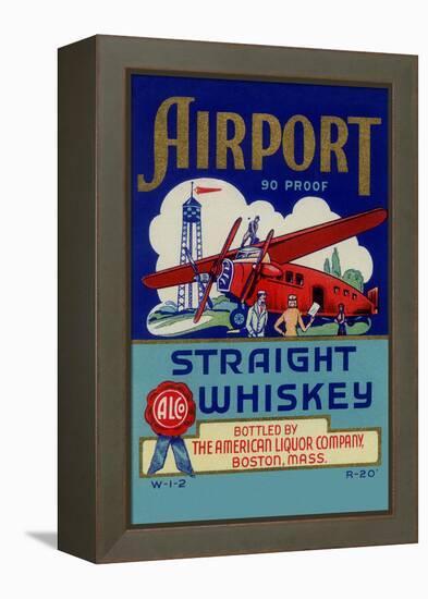 Airport Straight Whiskey-null-Framed Stretched Canvas