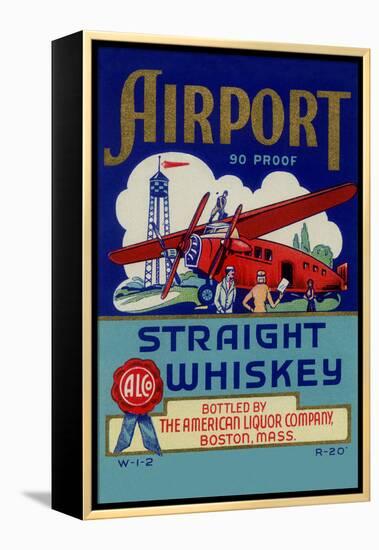 Airport Straight Whiskey-null-Framed Stretched Canvas