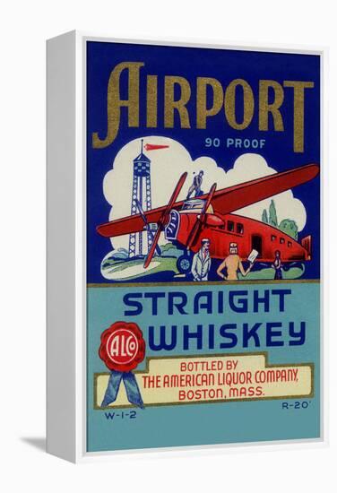 Airport Straight Whiskey-null-Framed Stretched Canvas