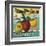 Airship Apple Crate Label - Watsonville, CA-Lantern Press-Framed Art Print