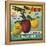 Airship Apple Crate Label - Watsonville, CA-Lantern Press-Framed Stretched Canvas