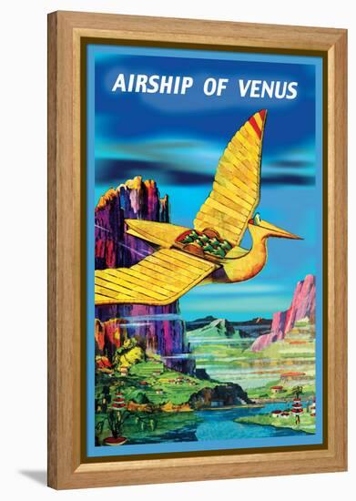 Airship of Venus-null-Framed Stretched Canvas