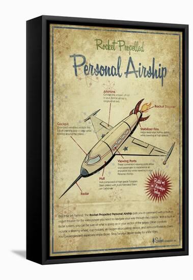 Airship-Michael Murdock-Framed Premier Image Canvas