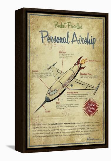 Airship-Michael Murdock-Framed Premier Image Canvas