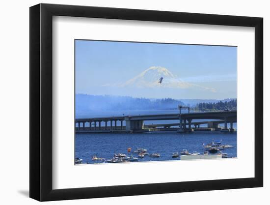 Airshow Blue Angels, Seafair Celebration, Seattle, Washington-Stuart Westmorland-Framed Photographic Print