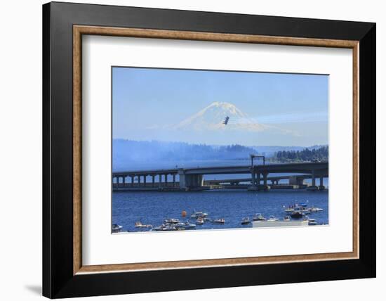 Airshow Blue Angels, Seafair Celebration, Seattle, Washington-Stuart Westmorland-Framed Photographic Print