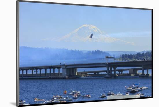 Airshow Blue Angels, Seafair Celebration, Seattle, Washington-Stuart Westmorland-Mounted Photographic Print