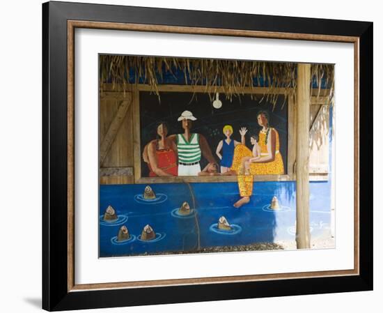 Airstrip Building at Punta Islita, Nicoya Pennisula, Pacific Coast, Costa Rica, Central America-R H Productions-Framed Photographic Print