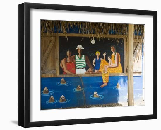 Airstrip Building at Punta Islita, Nicoya Pennisula, Pacific Coast, Costa Rica, Central America-R H Productions-Framed Photographic Print