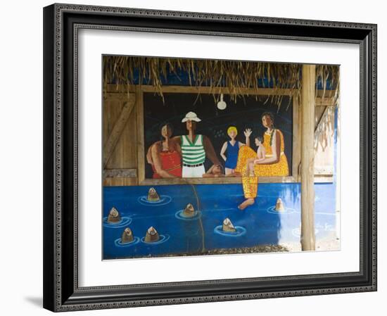 Airstrip Building at Punta Islita, Nicoya Pennisula, Pacific Coast, Costa Rica, Central America-R H Productions-Framed Photographic Print