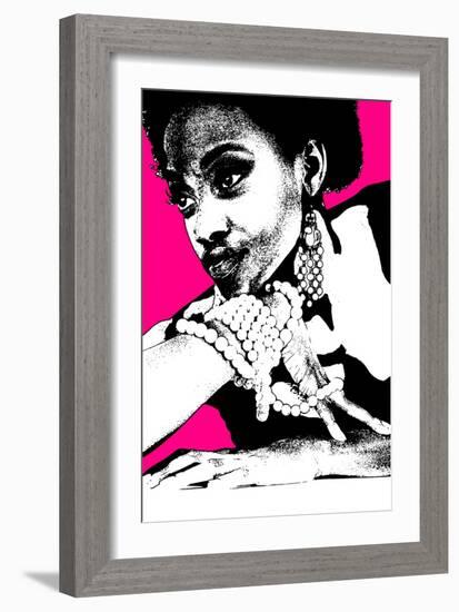 Aisha Pink-NaxArt-Framed Art Print