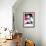 Aisha Pink-NaxArt-Framed Art Print displayed on a wall