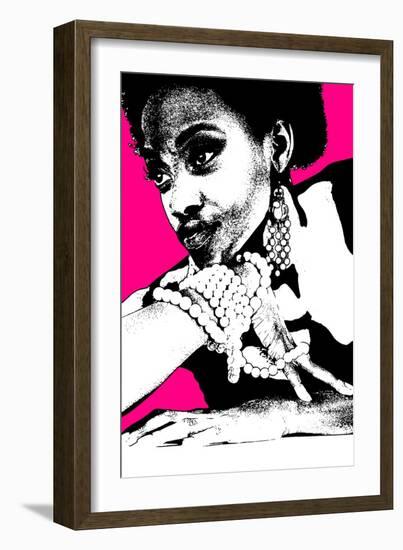 Aisha Pink-NaxArt-Framed Art Print