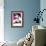 Aisha Pink-NaxArt-Framed Art Print displayed on a wall