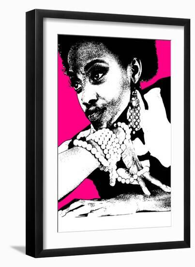 Aisha Pink-NaxArt-Framed Art Print