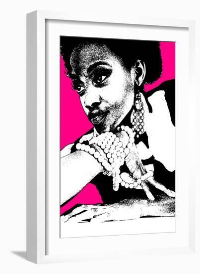 Aisha Pink-NaxArt-Framed Art Print