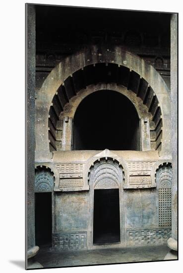 Aisle in Bedsa Caves, Maval, Maharashtra, India-null-Mounted Giclee Print