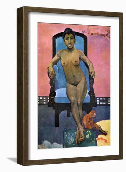 Aita Tamari Vahina Judith Te Parari' (Annah the Javanes), 1893-Paul Gauguin-Framed Giclee Print