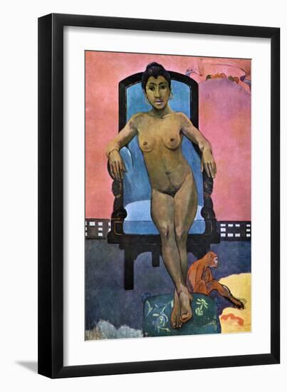 Aita Tamari Vahina Judith Te Parari' (Annah the Javanes), 1893-Paul Gauguin-Framed Giclee Print