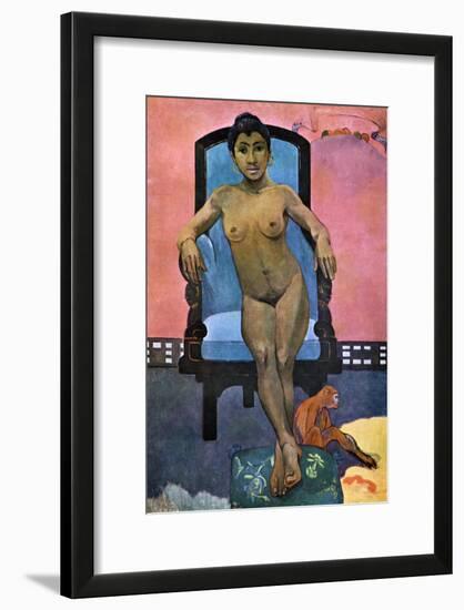 Aita Tamari Vahina Judith Te Parari' (Annah the Javanes), 1893-Paul Gauguin-Framed Giclee Print