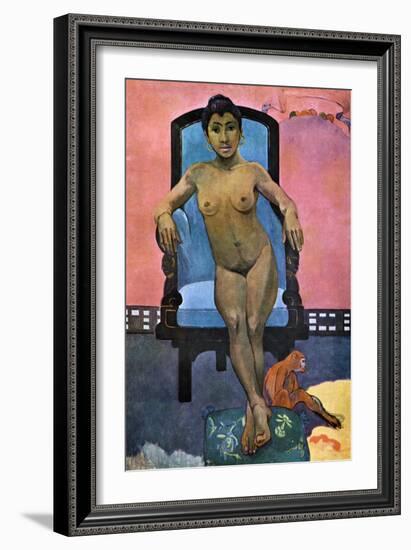 Aita Tamari Vahina Judith Te Parari' (Annah the Javanes), 1893-Paul Gauguin-Framed Giclee Print