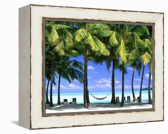 Aitutaki, Cook Islands, New Zealand-Peter Adams-Framed Premier Image Canvas