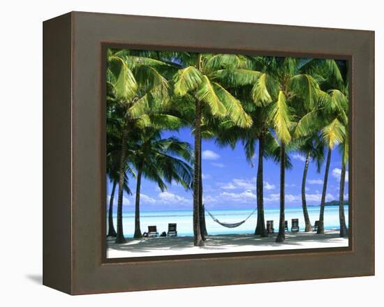 Aitutaki, Cook Islands, New Zealand-Peter Adams-Framed Premier Image Canvas