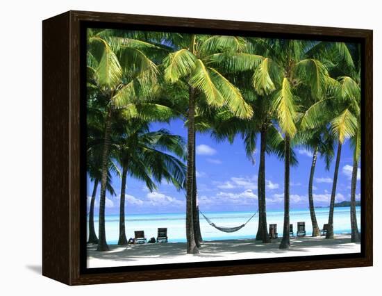 Aitutaki, Cook Islands, New Zealand-Peter Adams-Framed Premier Image Canvas