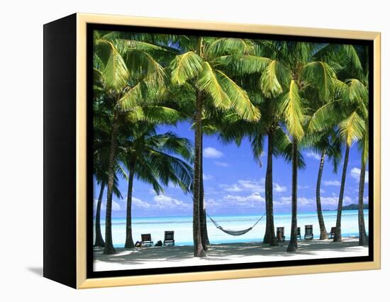 Aitutaki, Cook Islands, New Zealand-Peter Adams-Framed Premier Image Canvas