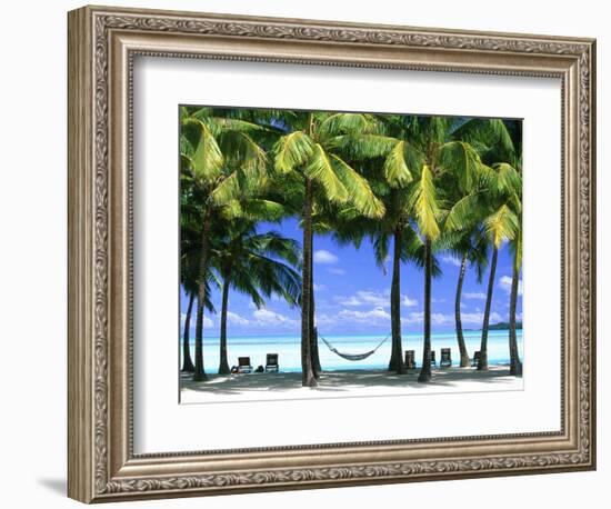 Aitutaki, Cook Islands, New Zealand-Peter Adams-Framed Photographic Print