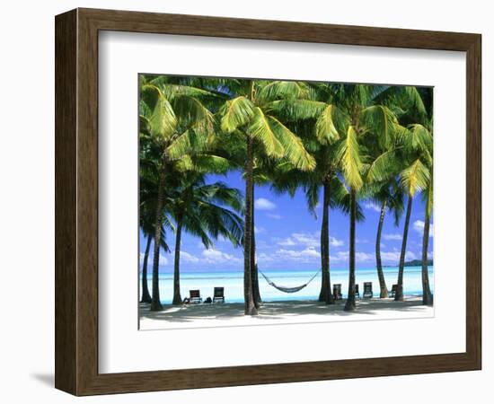 Aitutaki, Cook Islands, New Zealand-Peter Adams-Framed Photographic Print