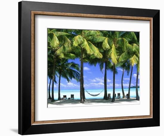 Aitutaki, Cook Islands, New Zealand-Peter Adams-Framed Photographic Print