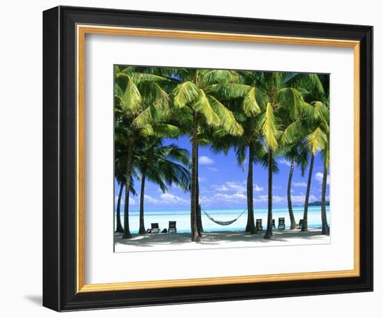 Aitutaki, Cook Islands, New Zealand-Peter Adams-Framed Photographic Print