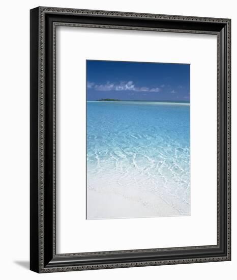 Aitutaki Lagoon, Aitutaki, Polynesia, South Pacific, Cook Islands-Steve Vidler-Framed Photographic Print