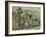 Aix En Provence, Rocky Countryside-Paul Cézanne-Framed Giclee Print