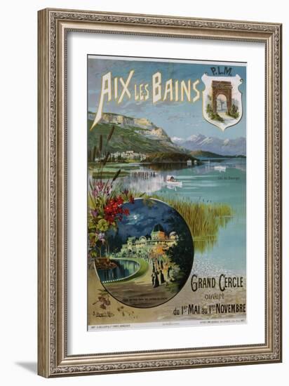 Aix Les Bains Poster-Hugo D'Alesi-Framed Giclee Print