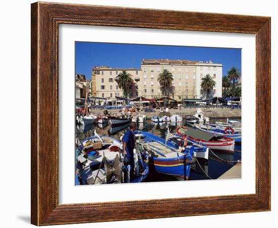 Ajaccio Harbour, Corsica, France, Mediterranean-Yadid Levy-Framed Photographic Print