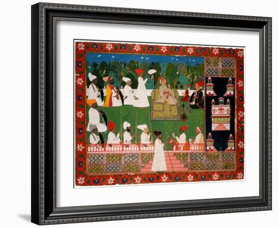 Ajit Singh (1678Ð1724), the Maharaja of Jodhpur-null-Framed Giclee Print