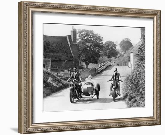 Ajs Motorbikes, C1939-null-Framed Photographic Print