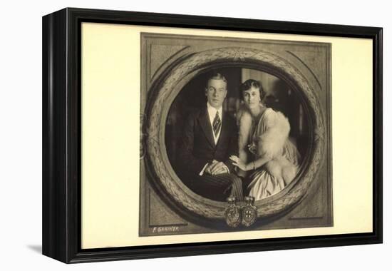 Ak Erbprinz Franz Josef Und Prinzessin Helene Von Thurn Und Taxis-German photographer-Framed Premier Image Canvas