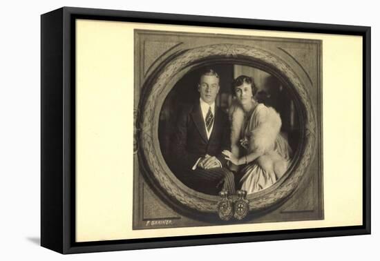 Ak Erbprinz Franz Josef Und Prinzessin Helene Von Thurn Und Taxis-German photographer-Framed Premier Image Canvas