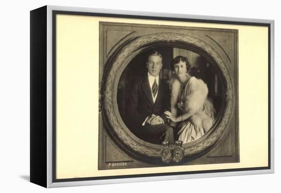 Ak Erbprinz Franz Josef Und Prinzessin Helene Von Thurn Und Taxis-German photographer-Framed Premier Image Canvas