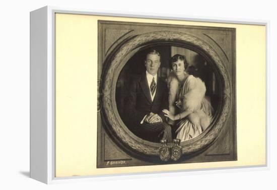 Ak Erbprinz Franz Josef Und Prinzessin Helene Von Thurn Und Taxis-German photographer-Framed Premier Image Canvas