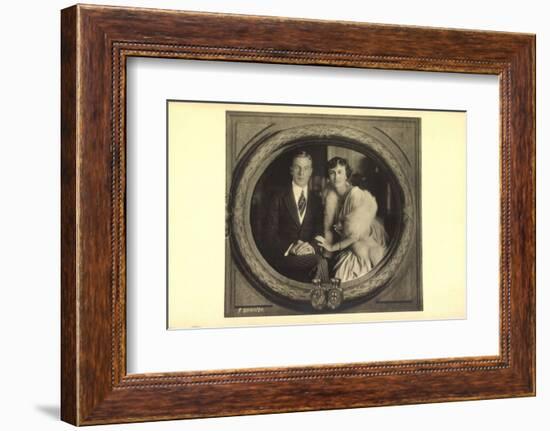 Ak Erbprinz Franz Josef Und Prinzessin Helene Von Thurn Und Taxis-German photographer-Framed Photographic Print