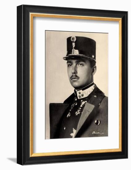 Ak Kaiser Otto Von Habsburg, Portrait, Uniform, Hut, Sohn Von Zita-null-Framed Photographic Print